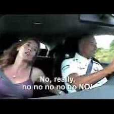 Ricardo Patrese drives his wife crazy in Honda Civic Type-R